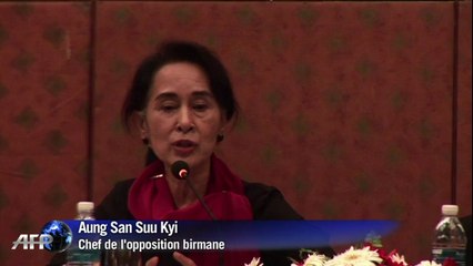 Tải video: Aung San Suu Kyi rejette l'avertissement de la junte birmane