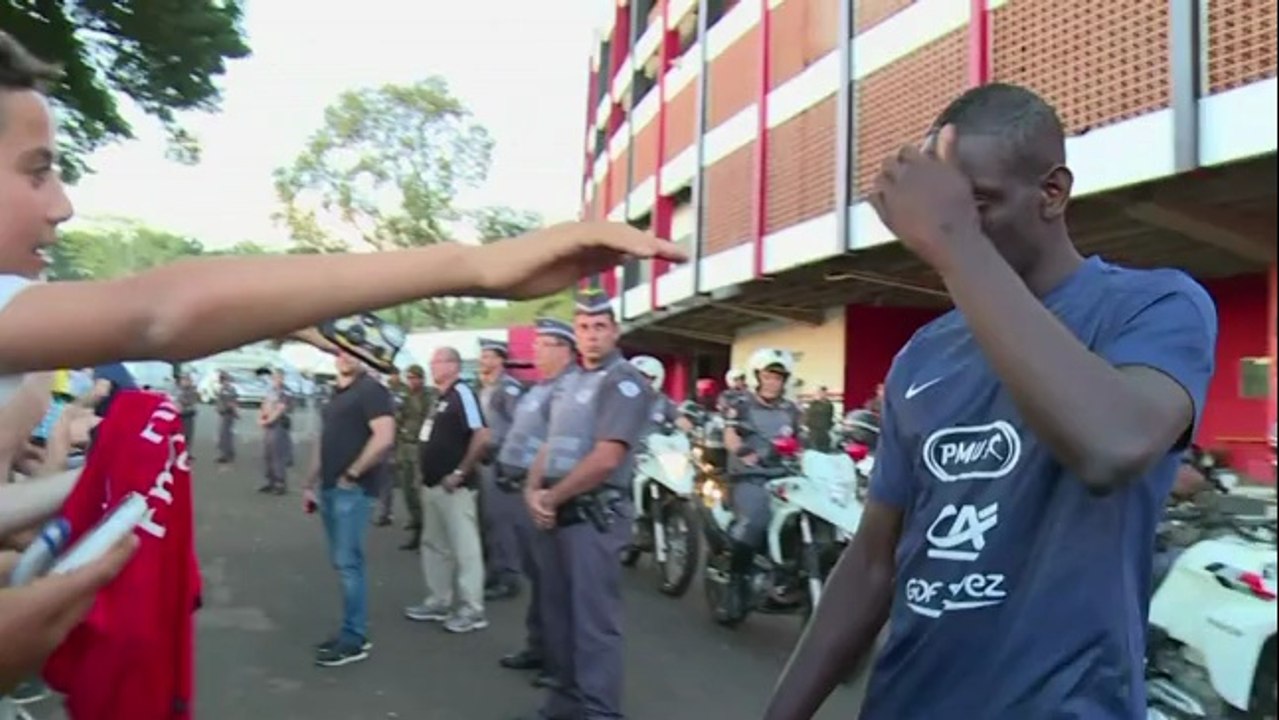 Coupe du Monde: un petit entrainement pour l'équipe de France