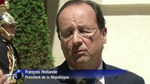 Mondial-2014: François Hollande salue la victoire des Bleus