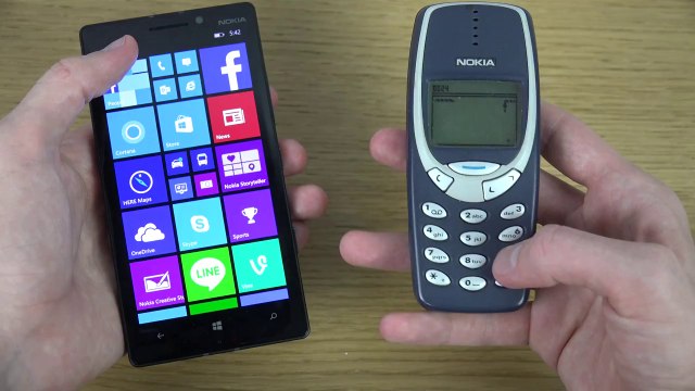Nokia Lumia 930 vs. Nokia 3310 - Which Is Faster (4K)