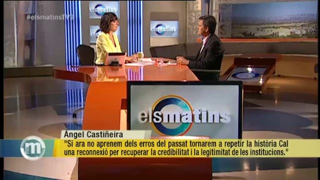 TV3 - Els Matins - Ángel Castiñeira: El govern espanyol reclama legalitat i la Generalitat apel�