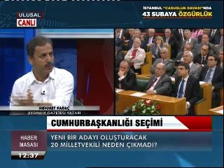 MEHMET FARAÇ, ÇANKAYA SEÇİMİNİ YORUMLUYOR.