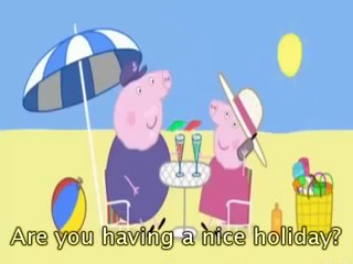 Peppa Pig Cartoon English Episodes Polly's Holiday