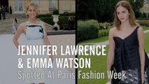 Jennifer Lawrence, Emma Watson and More Celebrity Spotting's at Paris Haute Coutre Fashion Week