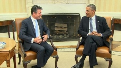 Obama, Rasmussen meet at White House