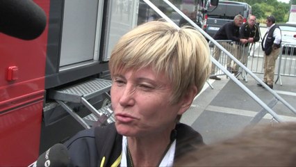 Tour de France 2014 - Etape 4 - Florence Pommerie : "Froome a mal mais il est en forme"