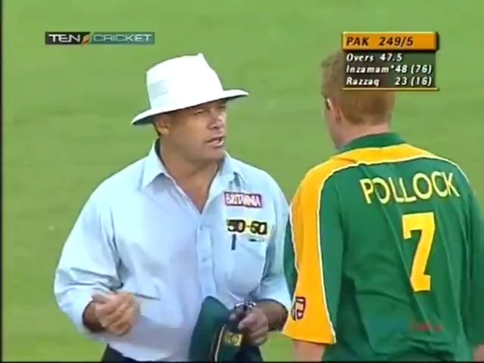 Inzamam cheating or Pollock over reacting___