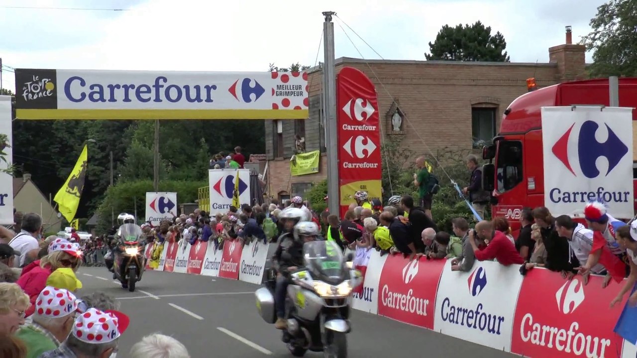 Le passage des coureurs au Mont Noir