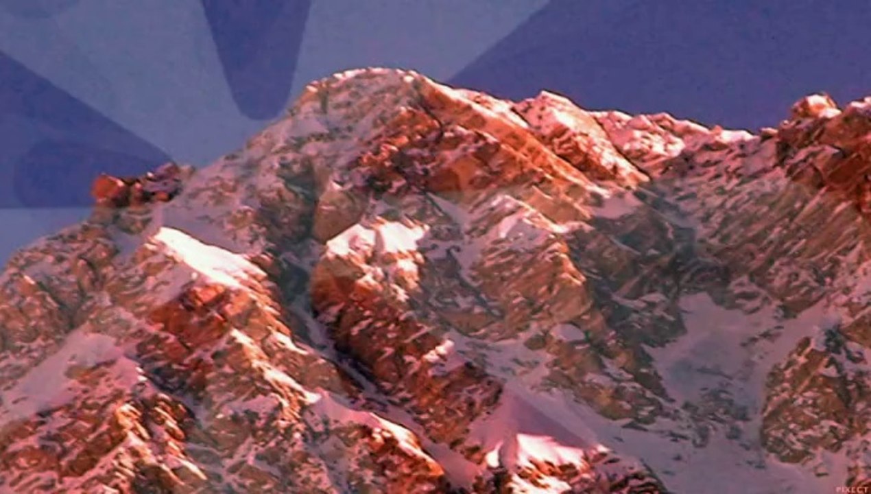 Kangchenjunga Mountain in Asia