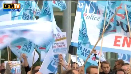 Rassemblement UNSA Police Budget 2014 : "Les Policiers en ont ras-le-bol !"