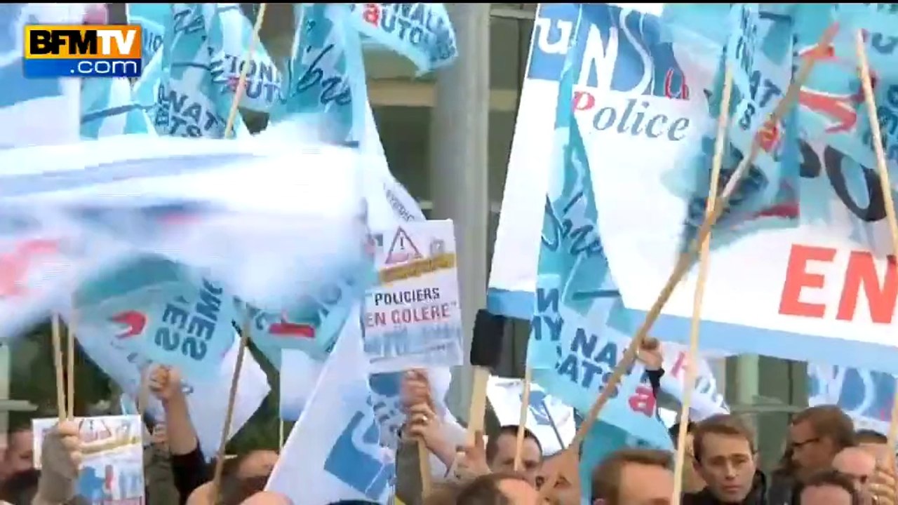 Rassemblement UNSA Police Budget 2014 : "Les Policiers en ont ras-le-bol !"