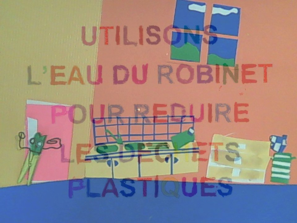les bouteilles d'eau