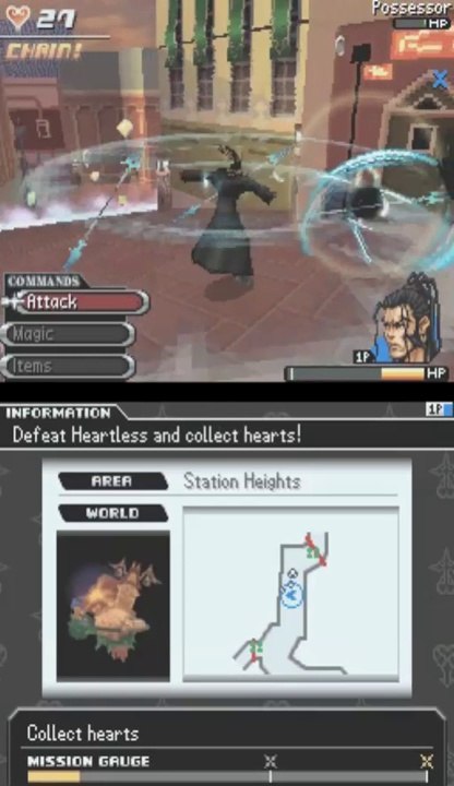 Let's Play Kingdom Hearts 358/2 Days Mission Mode 1