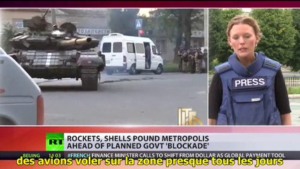 RT.  Le régime gagne du terrain dans l'Est de l'Ukraine S/T