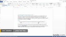 Word 2013 Power Shortcuts Tutorial Using the Format Painter