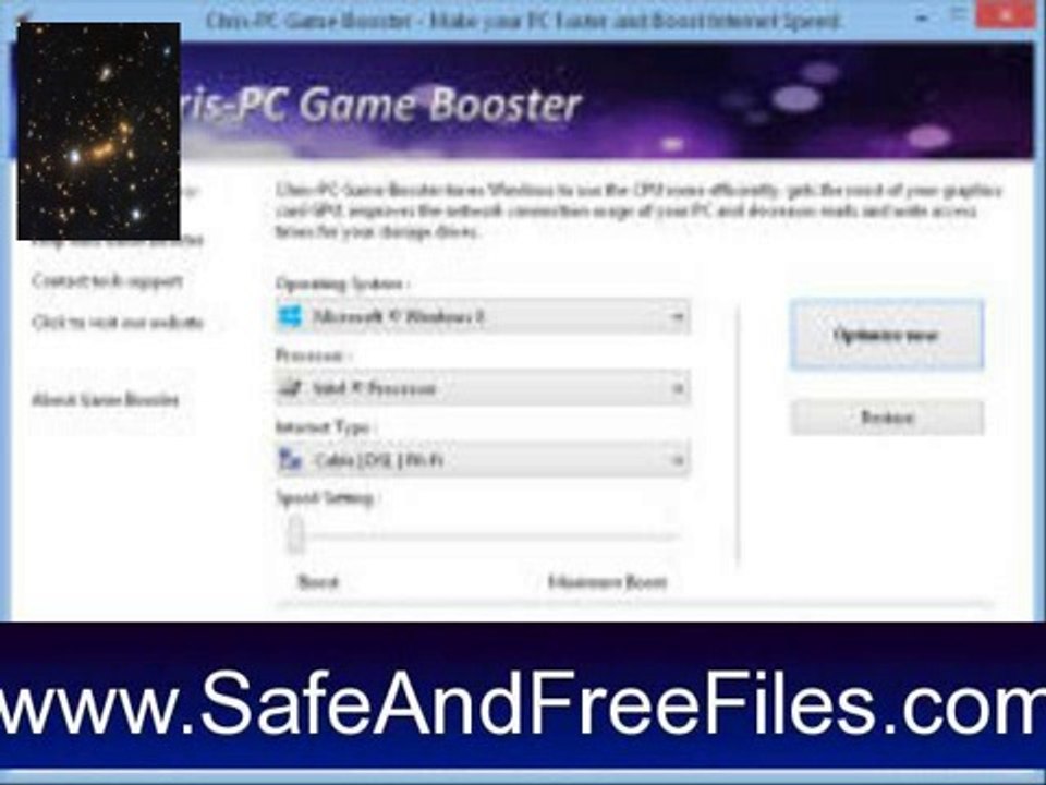 Get Chris-PC Game Booster 2.0 Serial Key Free Download