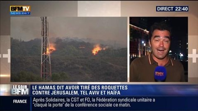 Le Soir BFM: Conflit israélo-palestinien: Israël lance l'opération militaire Bordure Protectrice - 08/07 3/5