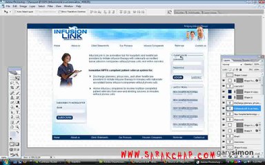 HTML webpage theme layout in adobe photoshop -5
