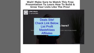 Discount on List Profit Mastefclass Affiliates