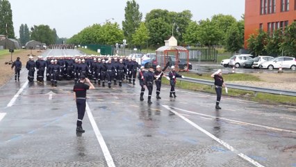 Première journée de répétition au camp militaire de Satory