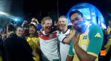 خيبة الجمهور البرازيلي و فرحة الألمان في سو باولو