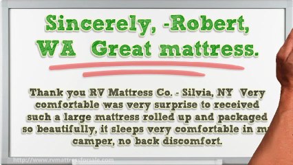 RV Matresses Real Reviews From Our Customers