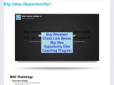 Discount on Big Idea Opportunity Elite Coaching Program