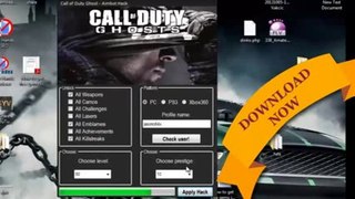 Call of Duty Ghosts Aimbot Prestige Hack PC,XBOX360,PS3 - NO SURVEY - FREE DOWNLOAD