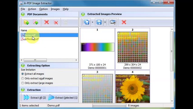 A-PDF Image Extractor - Extract images in PDF without affecting the resolution