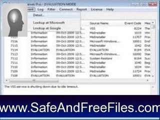 Get Event Log Viewer Pro 2.0 Serial Number Free Download