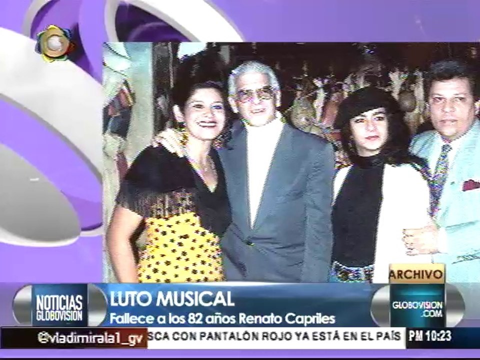 Falleció Renato Capriles, fundador de Los Melódicos