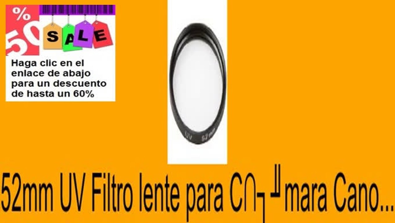 Vender en 52mm UV Filtro lente para C�mara Cano... Opiniones