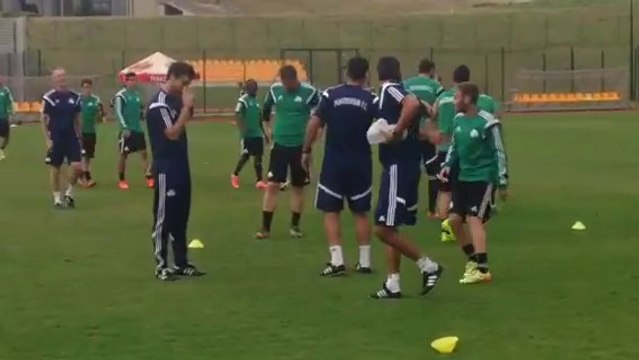 Προπόνηση Παναθηναϊκού στην Πολωνία