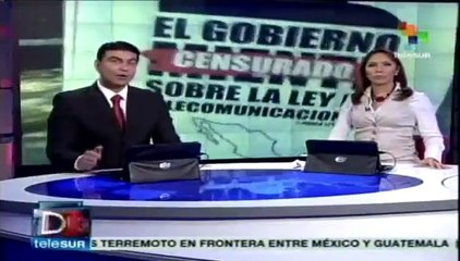 Senado de México aprobó Ley Telecom, en medio de protestas