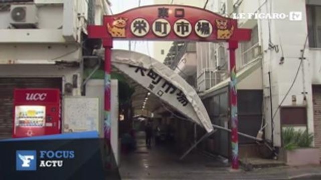 Japon : le typhon Neoguri provoque d'importantes inondations à Okinawa