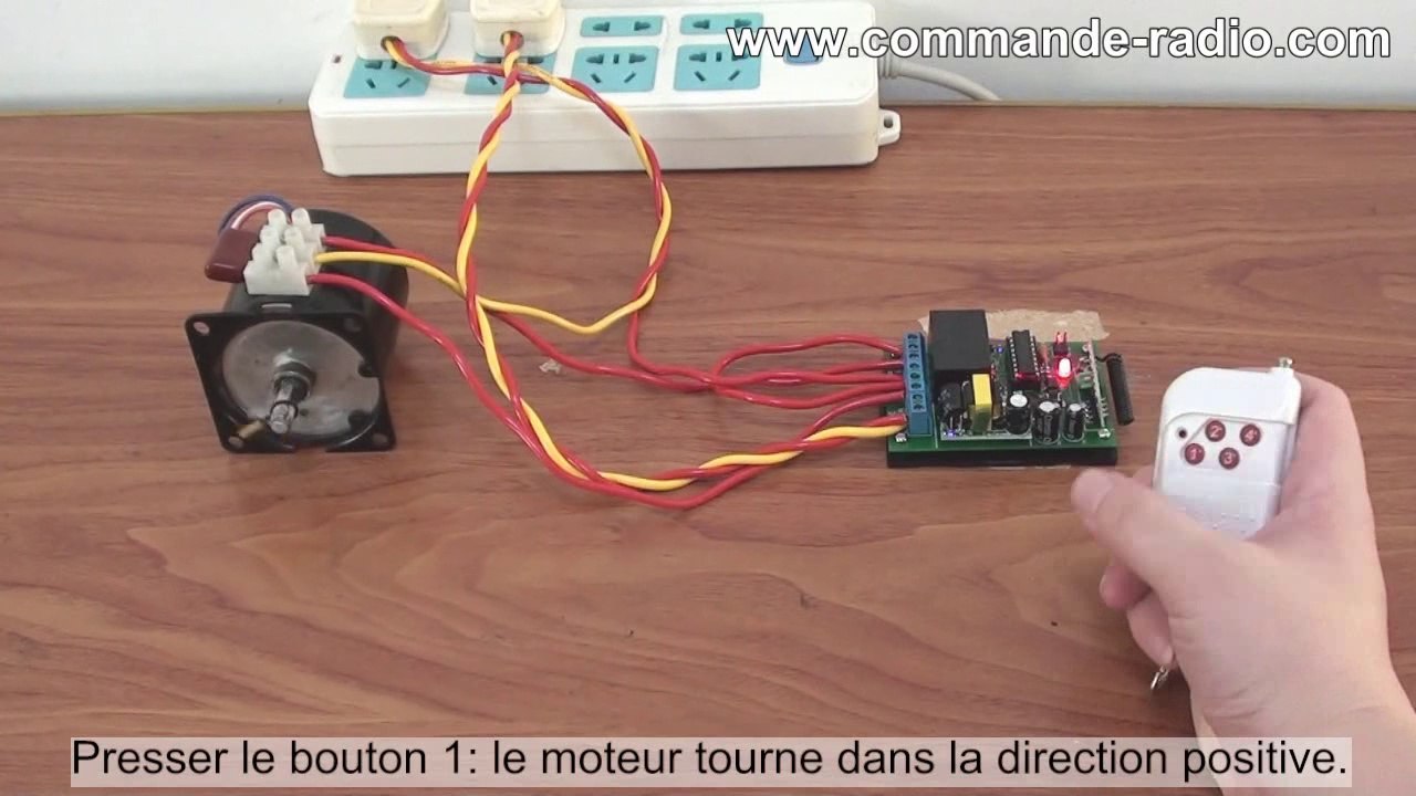 Kit Émetteur Récepteur Sans Fil Avec Fonction Temporisation 2 Canaux