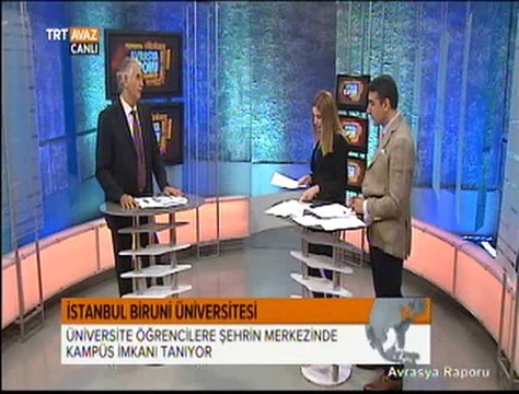 Rektör yardımcımız ve Sağlık Bilimleri Fakültesi Dekanımız Prof. Dr. Haydar Sur Avrasya Raporu programında