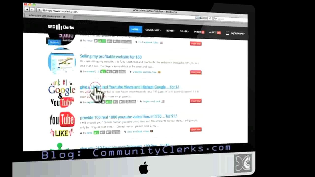 TUTORIAL: How to Bump Your Service to the Front Page of SEOClerks w/ other Featured Gigs for FREE