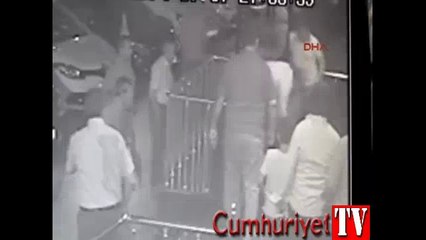 Ali’nin elektrik akımına kapılma anı kamerada