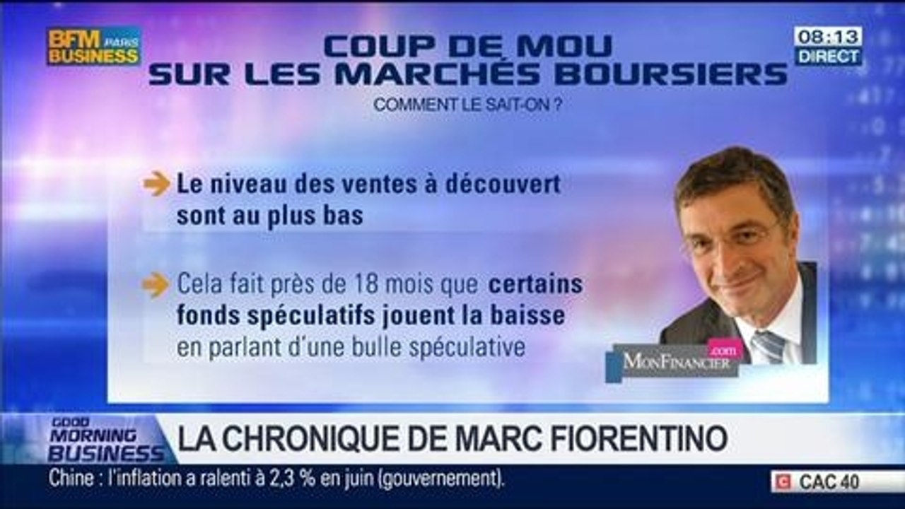 Marc Fiorentino: les niveaux des marchés boursiers historiquement haut aux Etats-Unis - 09/07