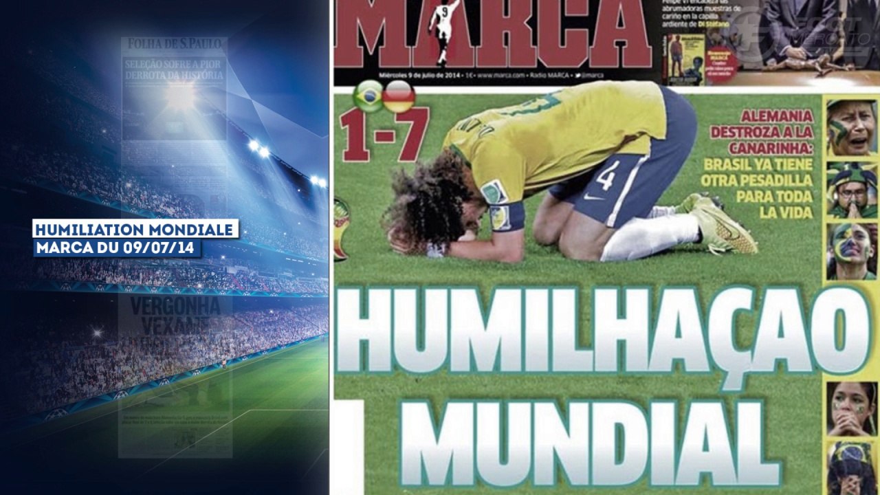 La presse mondiale sous le choc de l’humiliation du Brésil