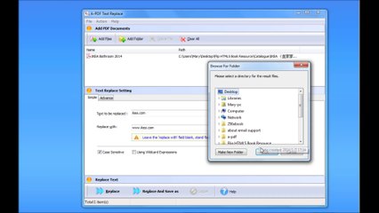 Replace text in PDF easily - A-PDF Text Replace