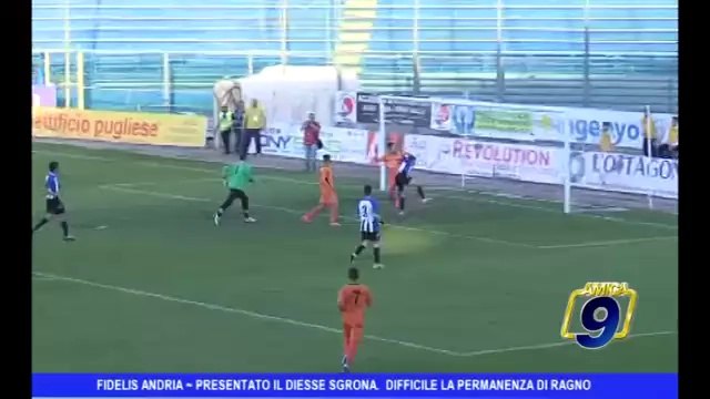Fidelis Andria | Presentato il diesse Sgrona. Difficile la permanenza di Ragno
