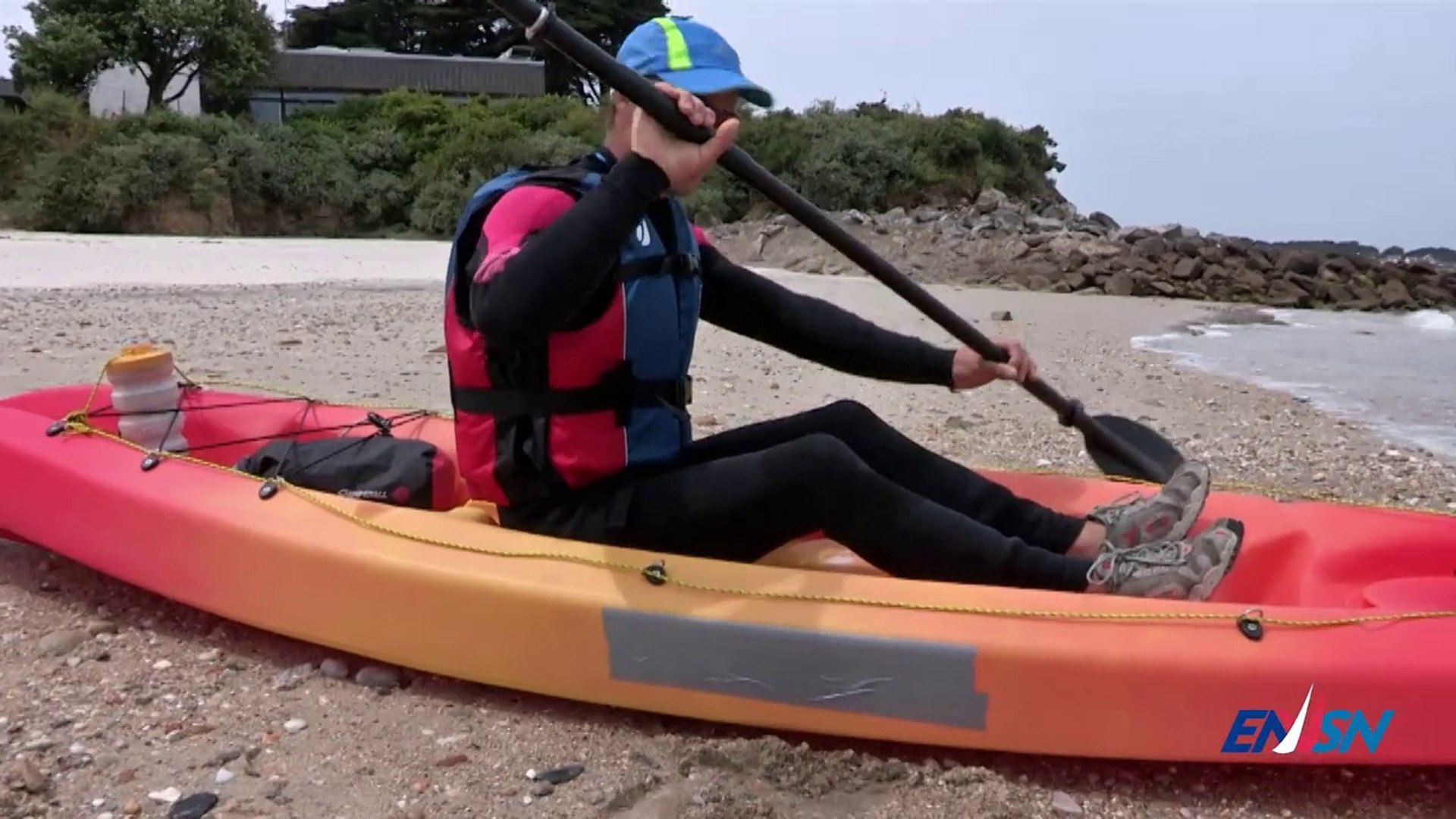 Leçon 1 : partir-revenir avec un kayak en mer - Vidéo Dailymotion