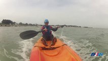 Leçon 2 : avancer-reculer avec un kayak en mer