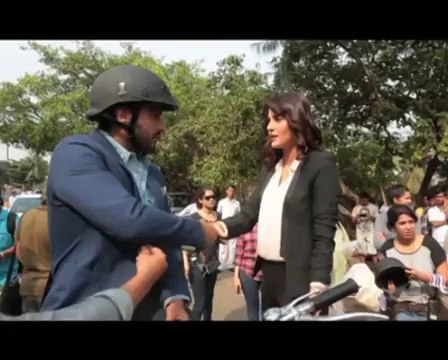 Arjun Kapoor shoots an ad for men's grooming range