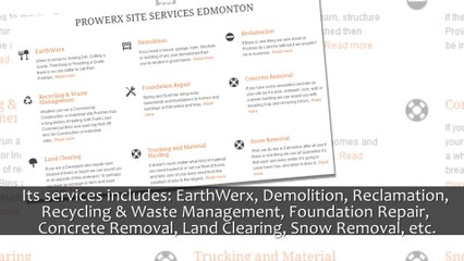 PROWERX SITE SERVICES EDMONTON