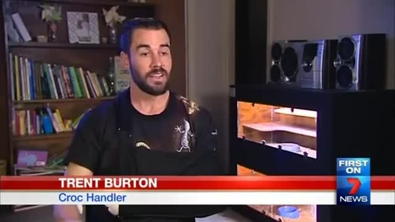 Trent Burton mordu par un crocodile au Zoo de Shoalhaven