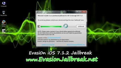 Download Free iOS 7.1.2 Jailbreak iPhone iPad iPod evasion 1.0.8 Tool, iPad og iPod Touch