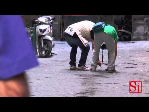 Napoli - Falso allarme bomba in vico Melofioccolo (08.07.14)